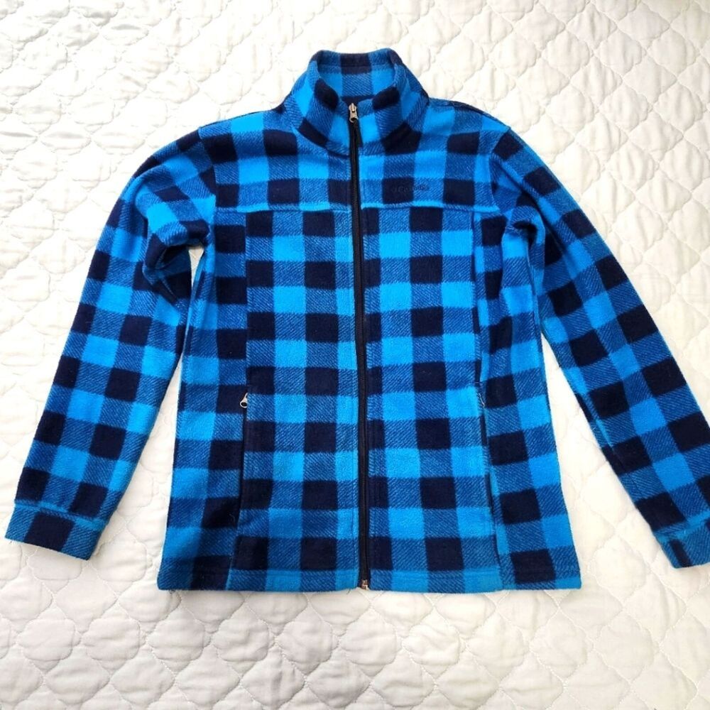 Columbia Youth Boys Girls Granite Mountain II Full Zip Fleece Jacket Sz L 14-16